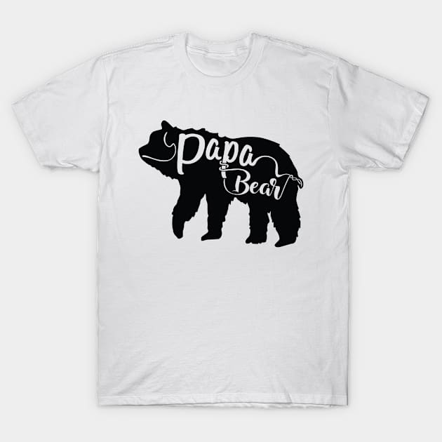 Papa Bear T-Shirt by ThyShirtProject - Affiliate